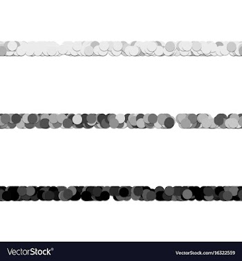 Repeatable abstract circle pattern text dividing vector image