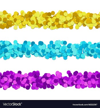 Repeatable abstract dot pattern page dividing vector image