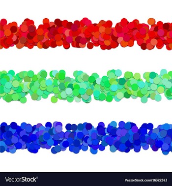 Repeatable abstract dot pattern page dividing vector image