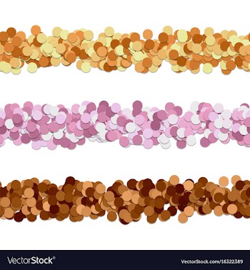 Repeatable dot pattern page divider line design vector image