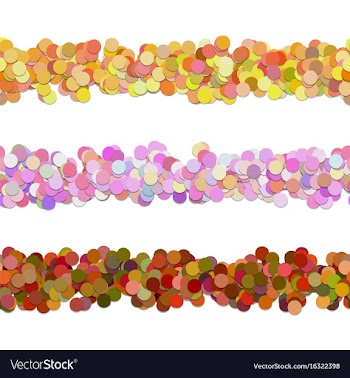 Repeatable dot pattern page divider line design vector image