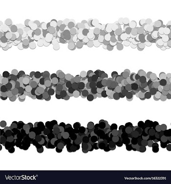 Repeatable dot pattern page dividing line design vector image