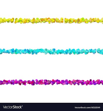 Repeatable dot pattern paragraph dividing line vector image