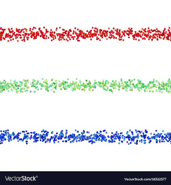 Repeatable dot pattern paragraph dividing line vector image