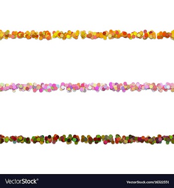 Repeatable dot pattern text dividing line design vector image