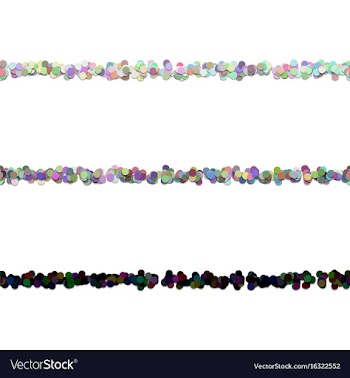 Repeatable random circle pattern text dividing vector image