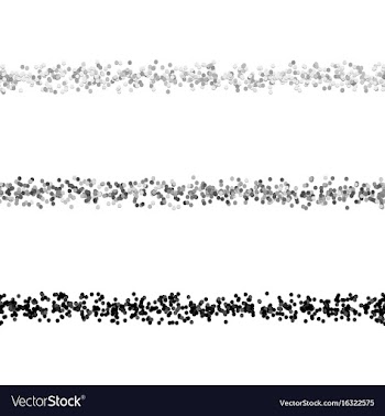 Repeatable random dot pattern text dividing line vector image