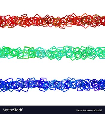Repeatable random square pattern paragraph rule vector image