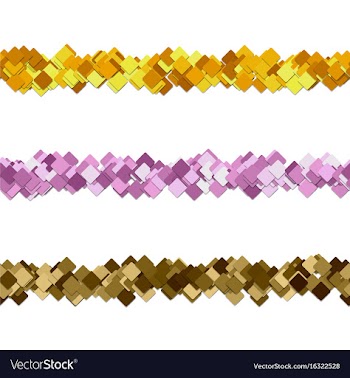 Repeatable square pattern paragraph dividing line vector image