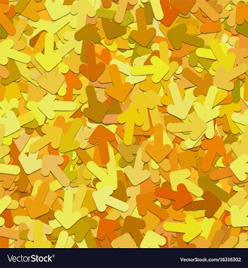 Repeating abstract arrow pattern background vector image