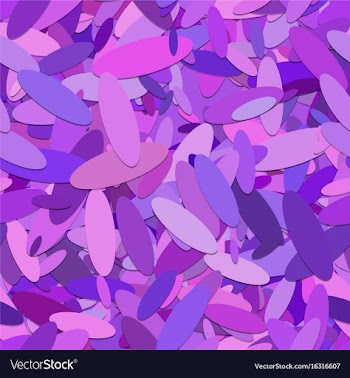 Repeating abstract chaotic ellipse background vector image