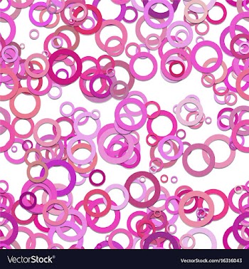 Repeating abstract circle background pattern vector image