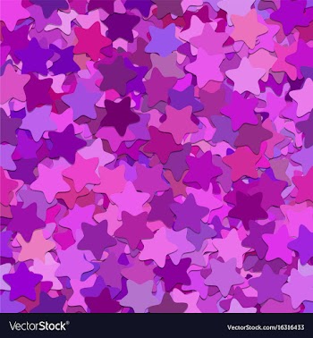 Repeating abstract geometric star pattern vector image