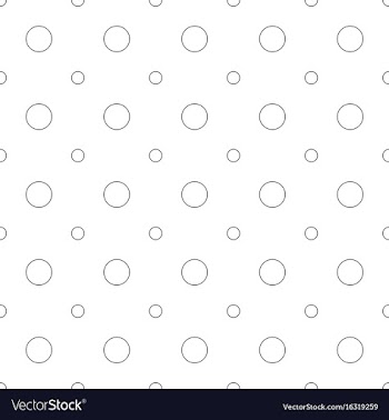 Repeating abstract monochrome circle pattern vector image