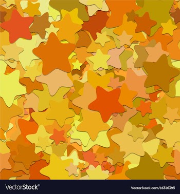 Repeating abstract star pattern background - from vector image