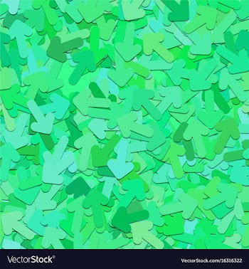 Repeating arrow pattern background vector image