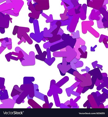 Repeating arrow pattern background vector image