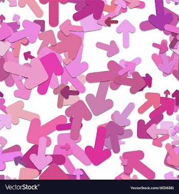 Repeating arrow pattern background vector image