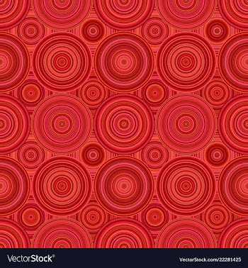 Repeating circle mosaic pattern background vector image