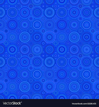 Repeating circle mosaic pattern - background vector image