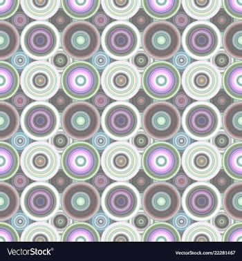 Repeating circle pattern - background graphic vector image