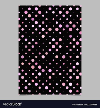 Repeating circle pattern flyer template vector image