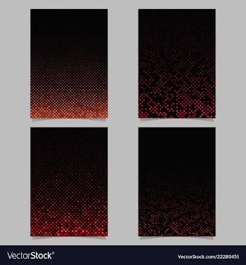 Repeating circle pattern poster background sets vector image