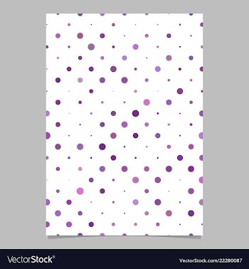 Repeating circle pattern poster background vector image