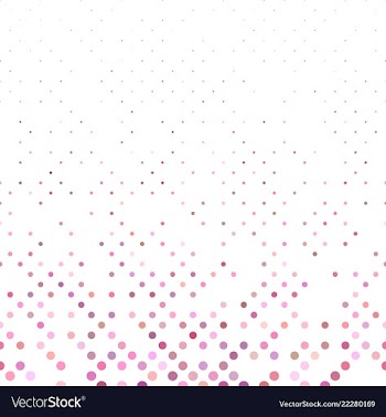 Repeating circle pattern - snowfall background vector image