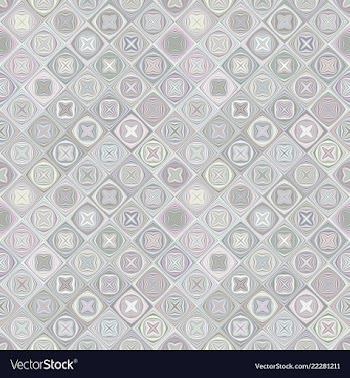 Repeating diagonal shape pattern - mosaic vector image