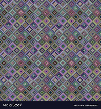Repeating diagonal square mosaic pattern vector image