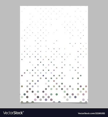 Repeating dot pattern brochure template background vector image