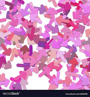 Repeating geometric arrow pattern background vector image