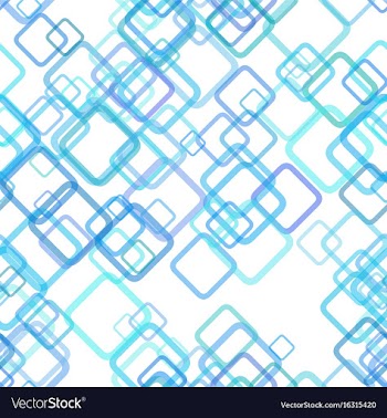 Repeating geometric square background pattern vector image