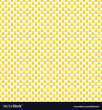 Repeating geometrical pine tree forest pattern vector image