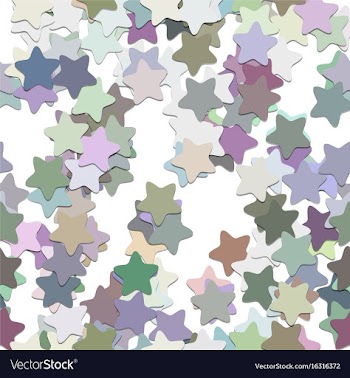 Repeating geometrical star pattern background vector image