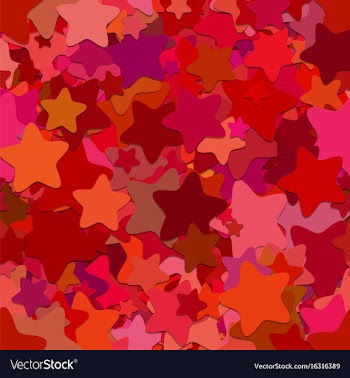 Repeating geometrical star pattern background vector image