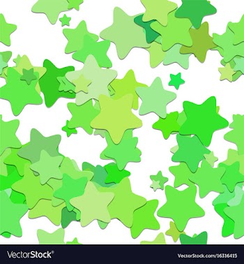 Repeating geometrical star pattern background vector image