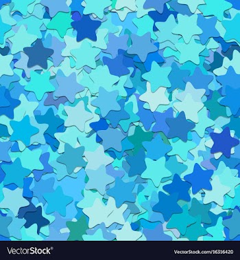 Repeating geometrical star pattern background vector image