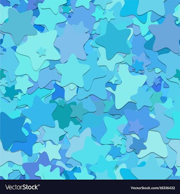 Repeating geometrical star pattern background vector image