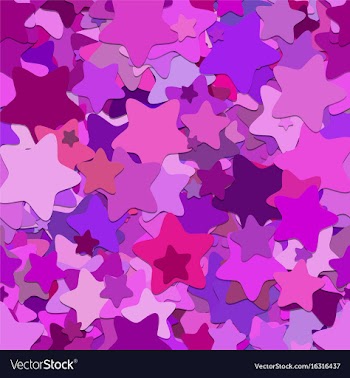 Repeating geometrical star pattern background vector image