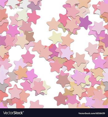 Repeating geometrical star pattern background vector image