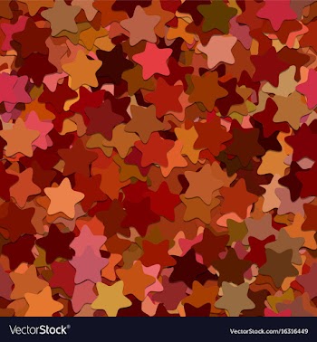Repeating geometrical star pattern background vector image