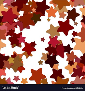Repeating geometrical star pattern background vector image