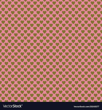 Repeating heart background pattern - valentines vector image