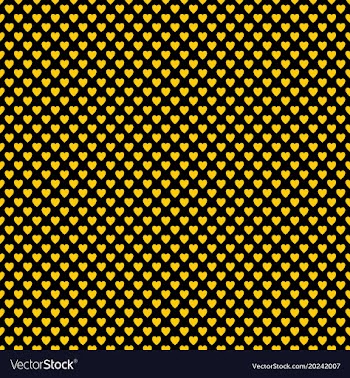Repeating heart pattern background design - love vector image