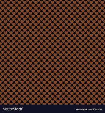 Repeating heart pattern background design - love vector image
