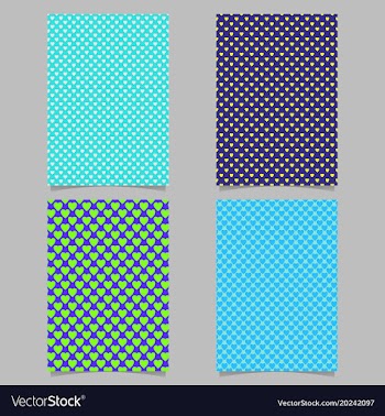 Repeating heart pattern brochure background vector image