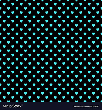 Repeating heart pattern design background - love vector image