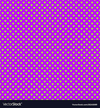 Repeating heart pattern design background - love vector image